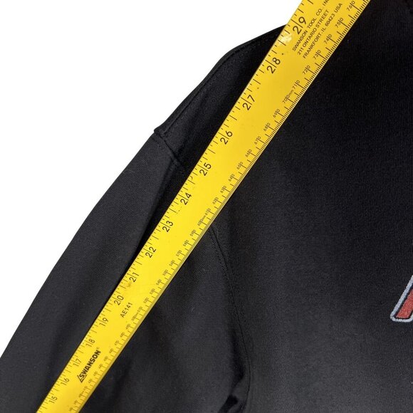 The Rolling Stones NWT Black Hoodie M American Flag Tongue Graphic Street Wear - Picture 7 of 11